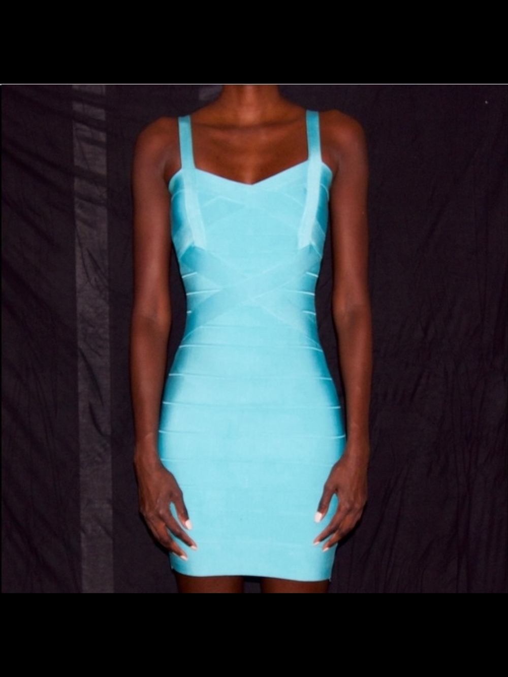 Turquoise Bodycon Dress